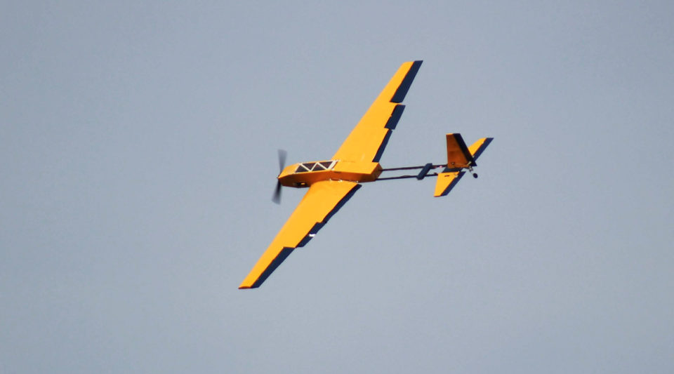 AME Senior Design plane in flight