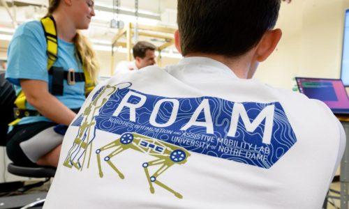 Mobile assist: ROAM engineering lab developing powered prosthesis to aid natural movement