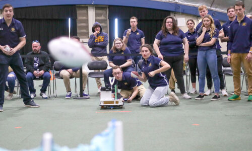 Wired for Success: Notre Dame Robotic Football team storms 2023 Fall Combine Competition