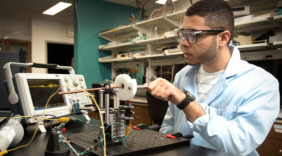 Summer REU student Federico Hita